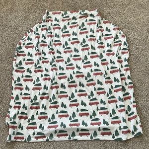 Copper Pearl car seat cover, Christmas print, one size